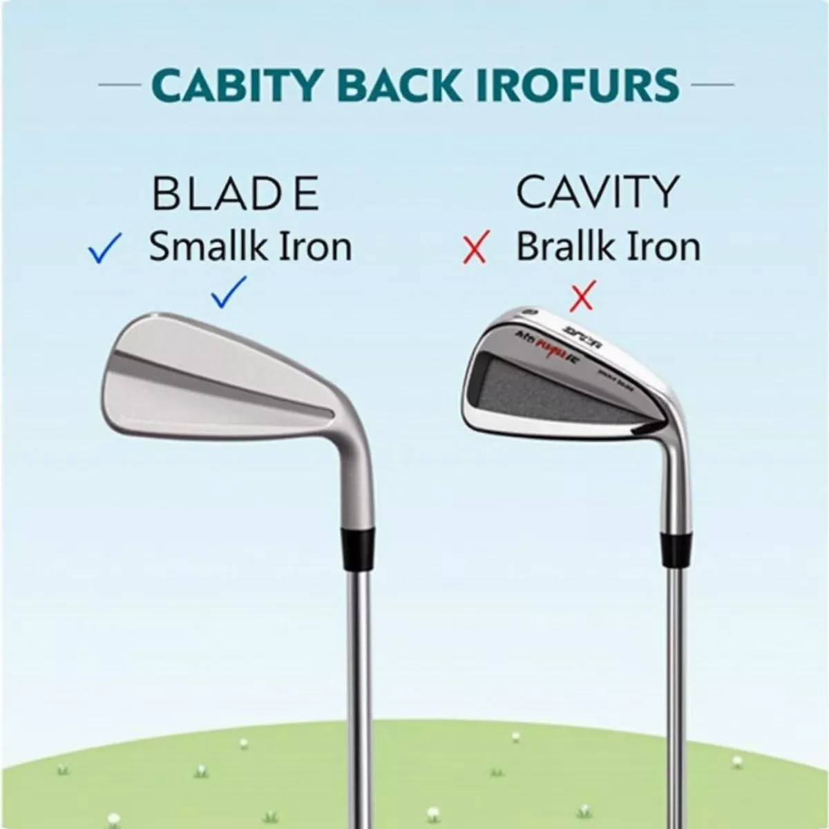 Golf Blades Vs. Irons