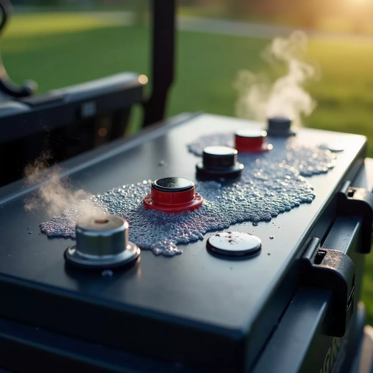 Golf Cart Battery Bubbling During Charging