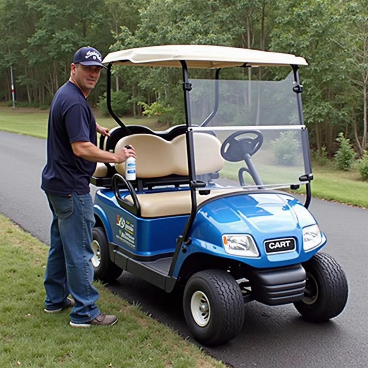 Golf Cart Wrap Maintenance