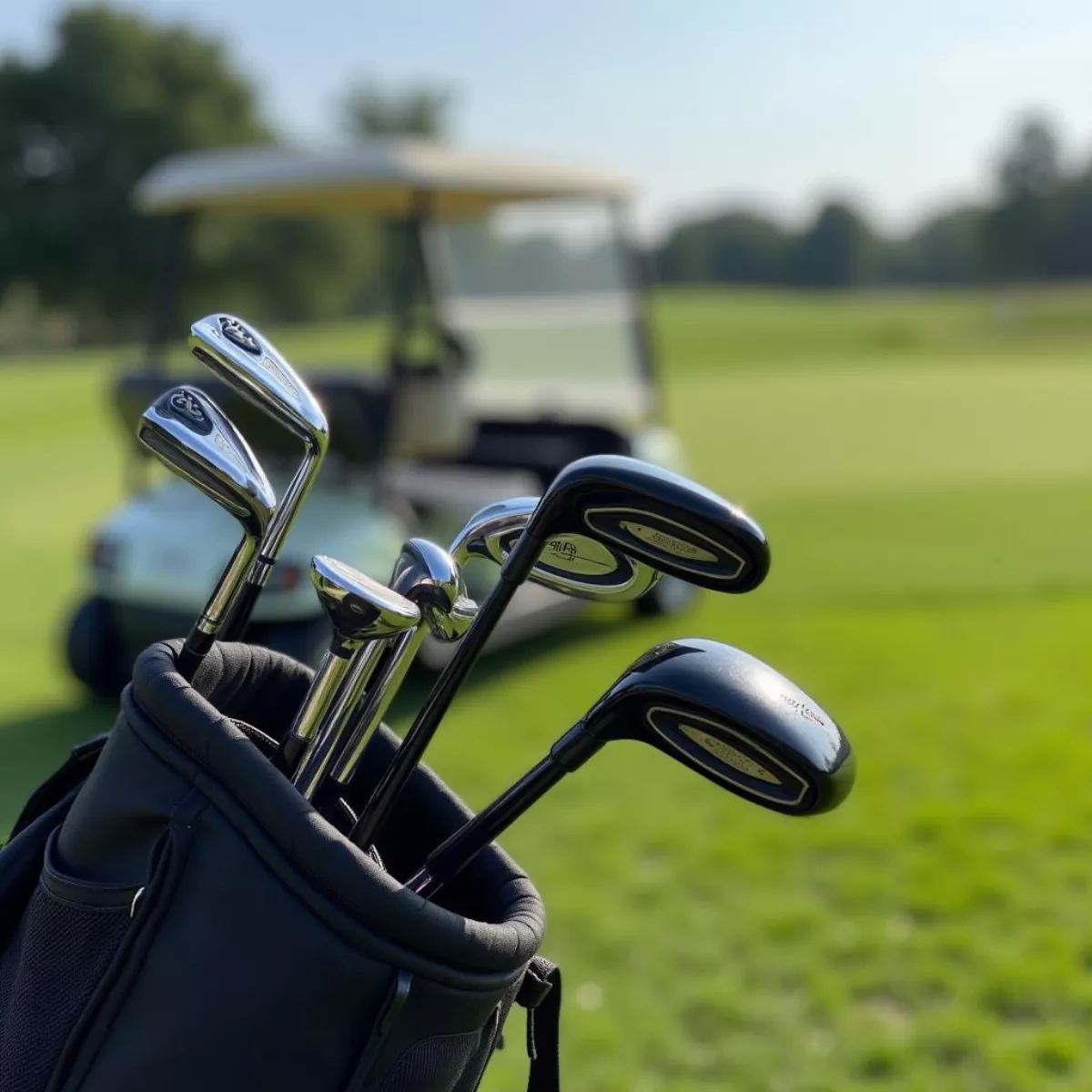 Golf Clubs And Bag