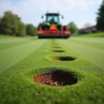 Golf course aeration