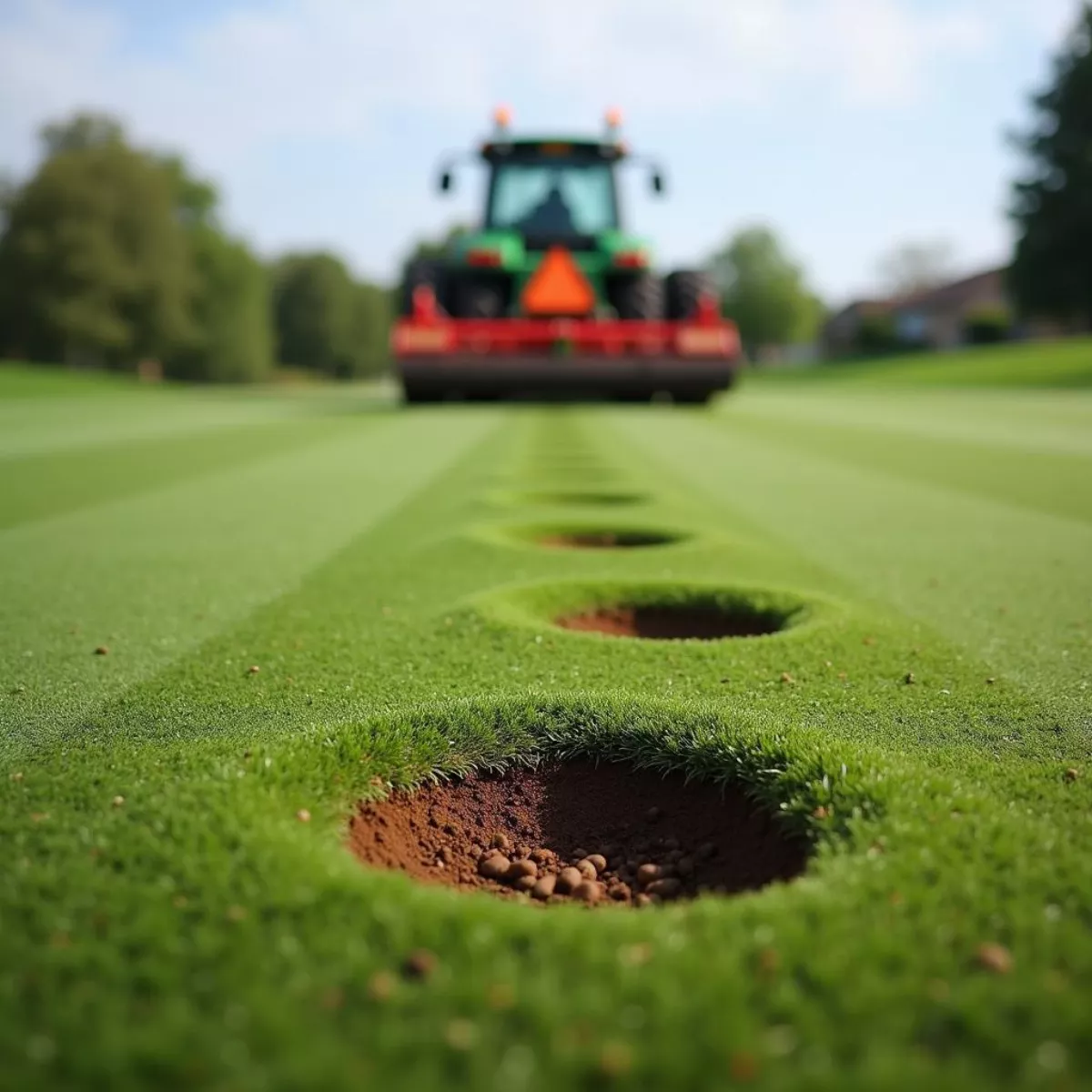 Golf Course Aeration