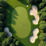 Golf Course Aerial View