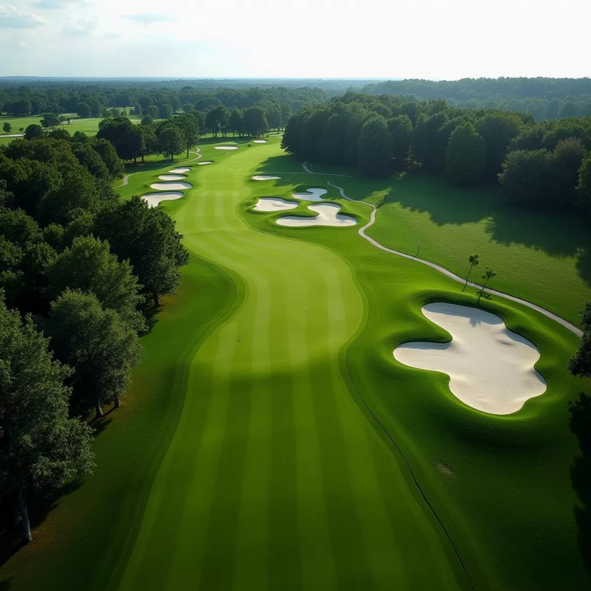 Baker Golf Course Aerial View