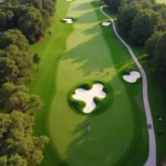 Golf Course Aerial View