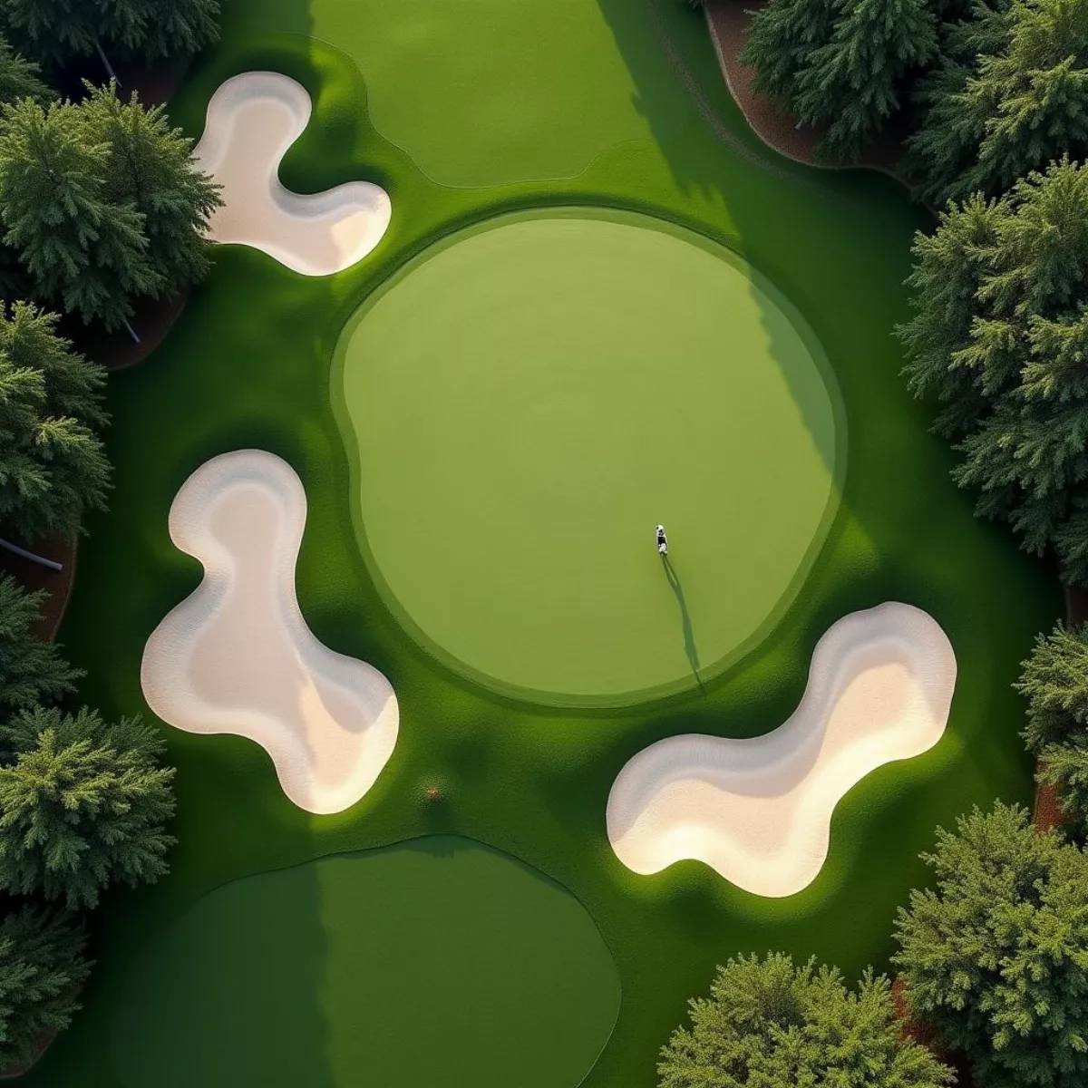 Golf Course Aerial View