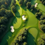 Aerial View of a Golf Course