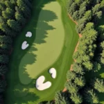 Golf Course Aerial View