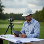 Golf Course Architect Designing