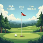 Golf Course with Handicap Comparison