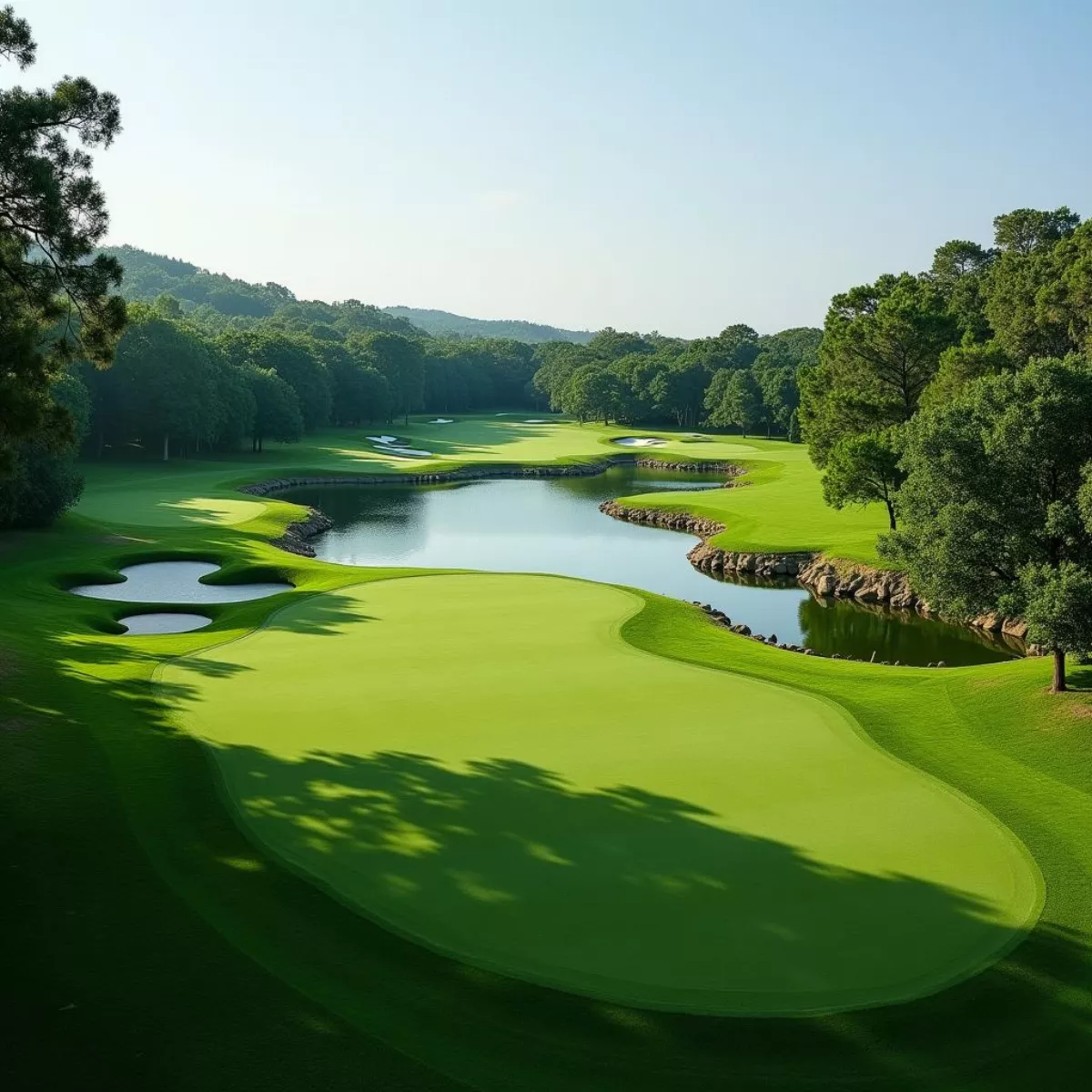 Scenic Golf Course Landscape