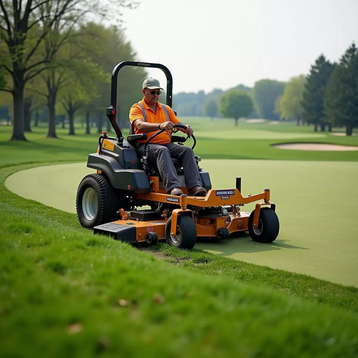 Golf Course Maintenance - Mowing The Rough