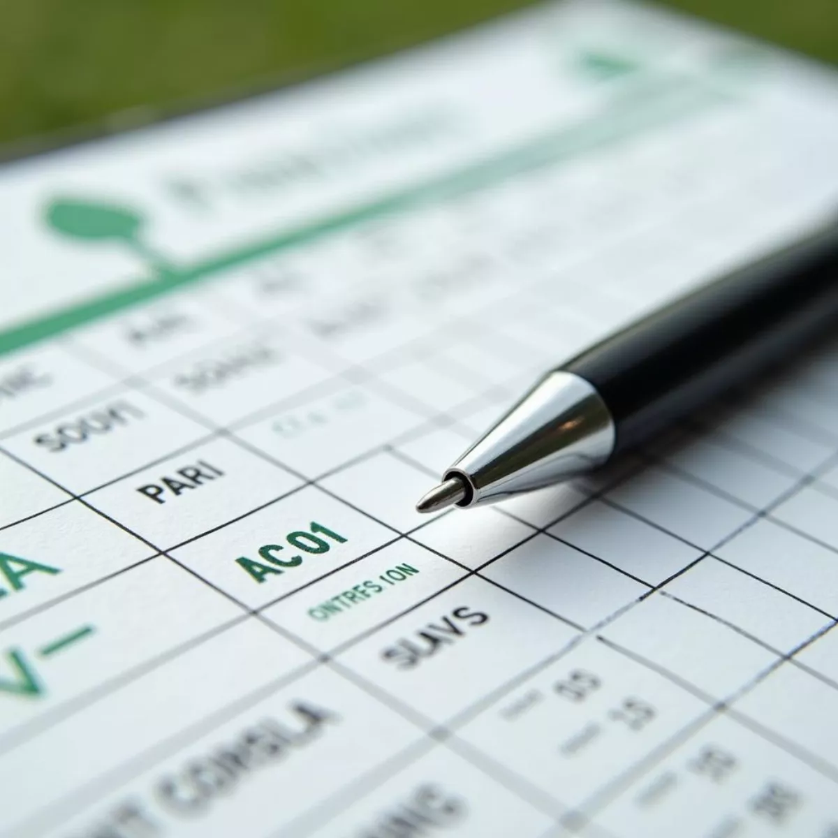 Golf Scorecard