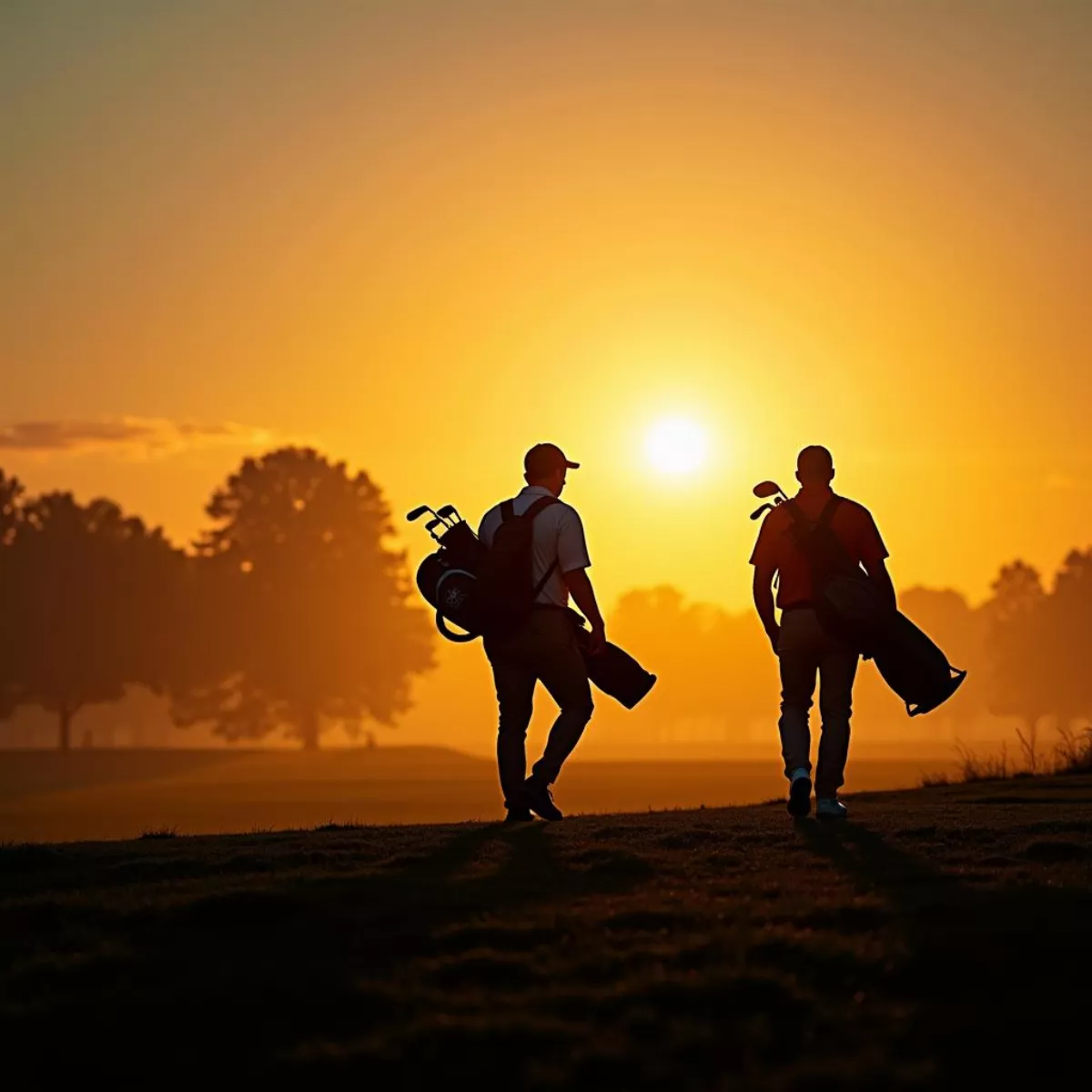 Golf Course Sunset