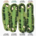 Golf course tee boxes