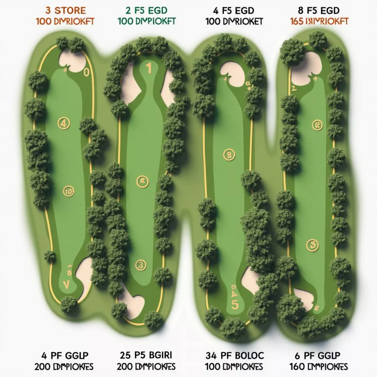 Golf Course Tee Boxes