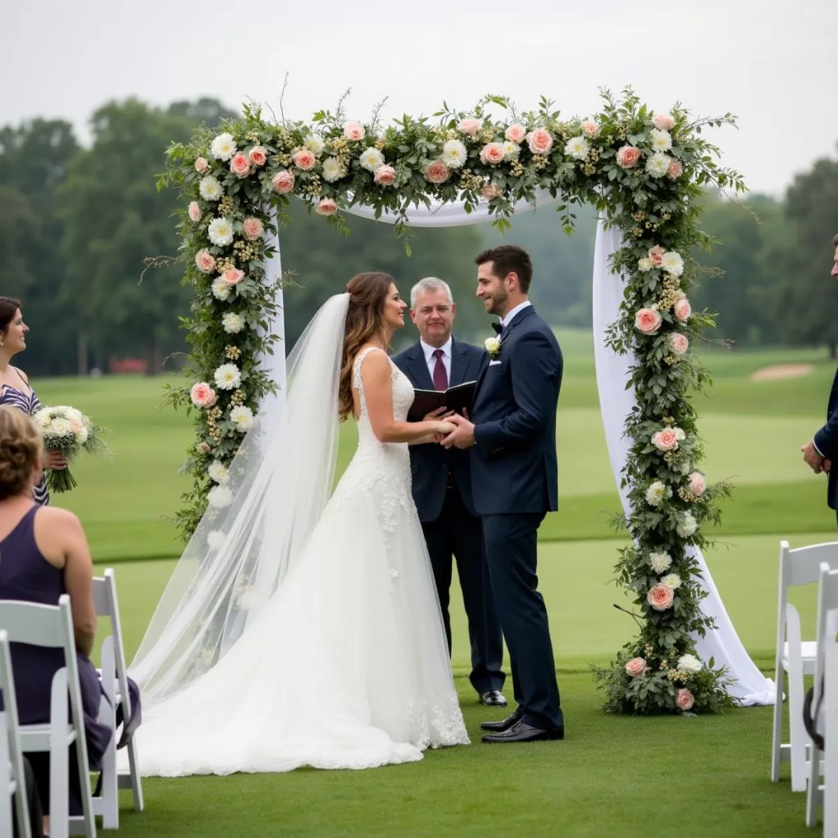 Golf Course Wedding Ceremony