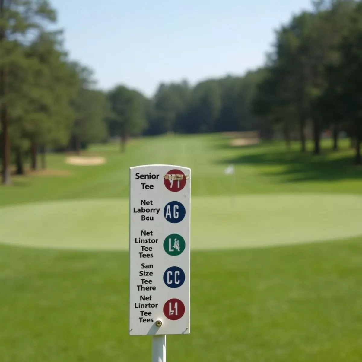 Golf Course Yardage Markers