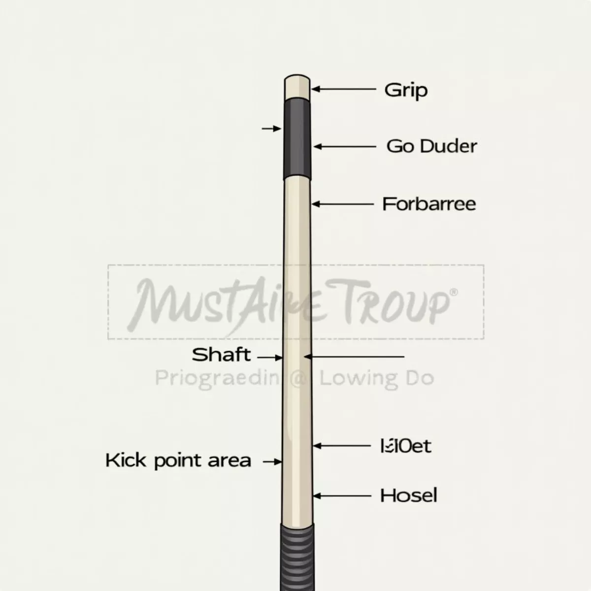 Golf Driver Shaft Anatomy