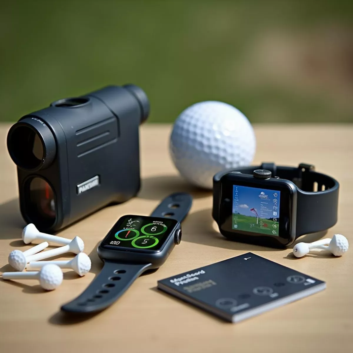 Golf Gadgets Arrangement