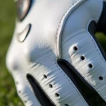 Close-up of a golf glove