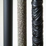 Golf grip textures - smooth, corded, and patterned