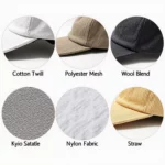 Different Golf Hat Materials