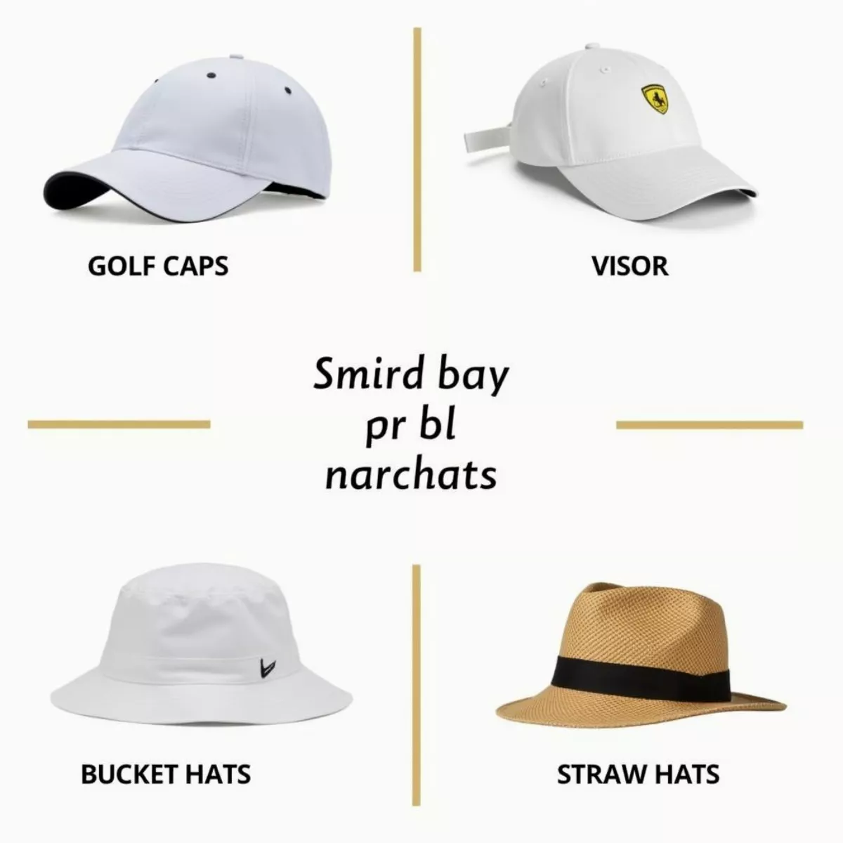 Different Types Of Golf Hats