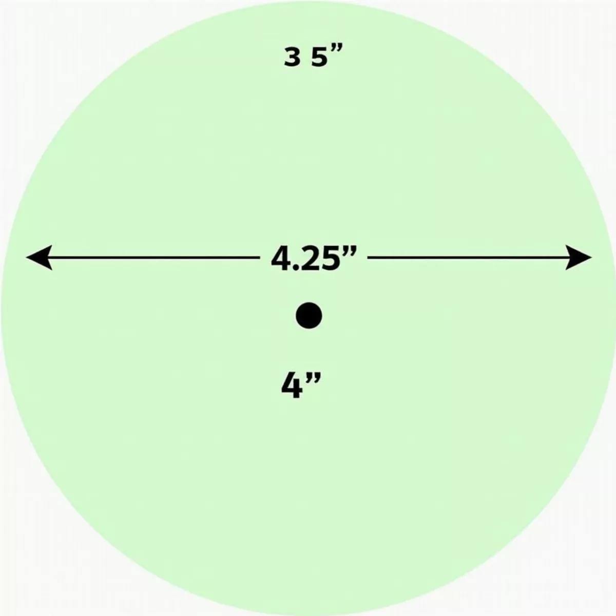 Golf Hole Dimensions Table