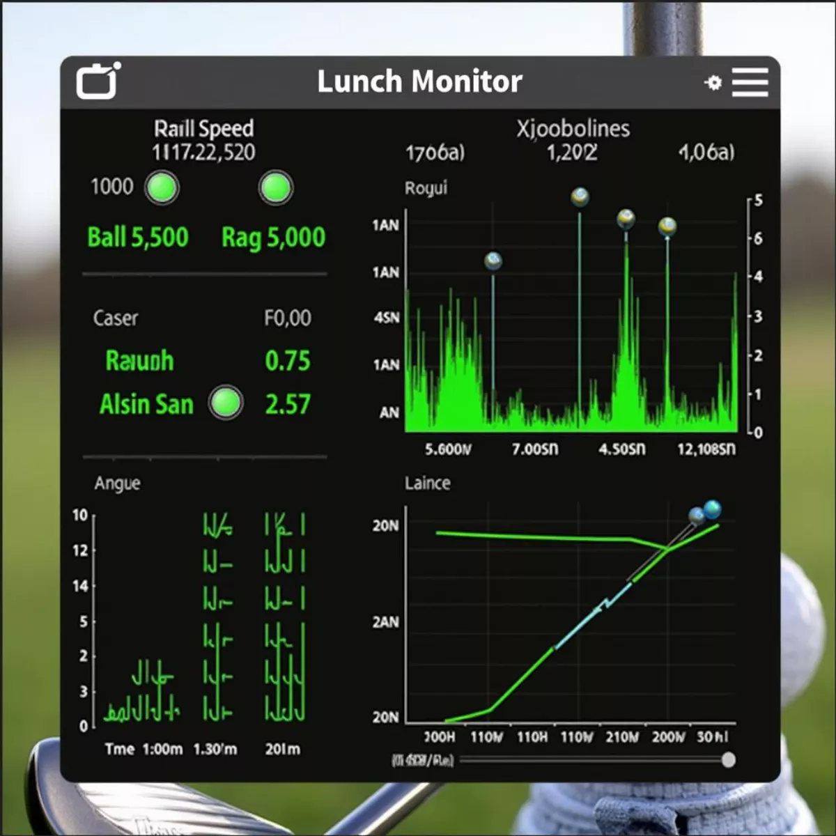 Golf Launch Monitor Data