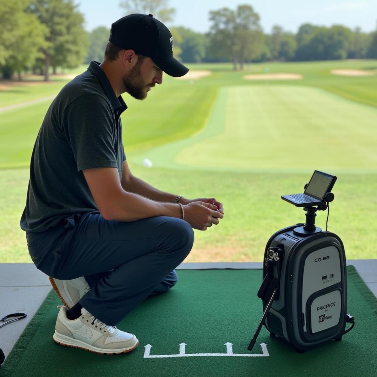 Setting Up A Golf Launch Monitor