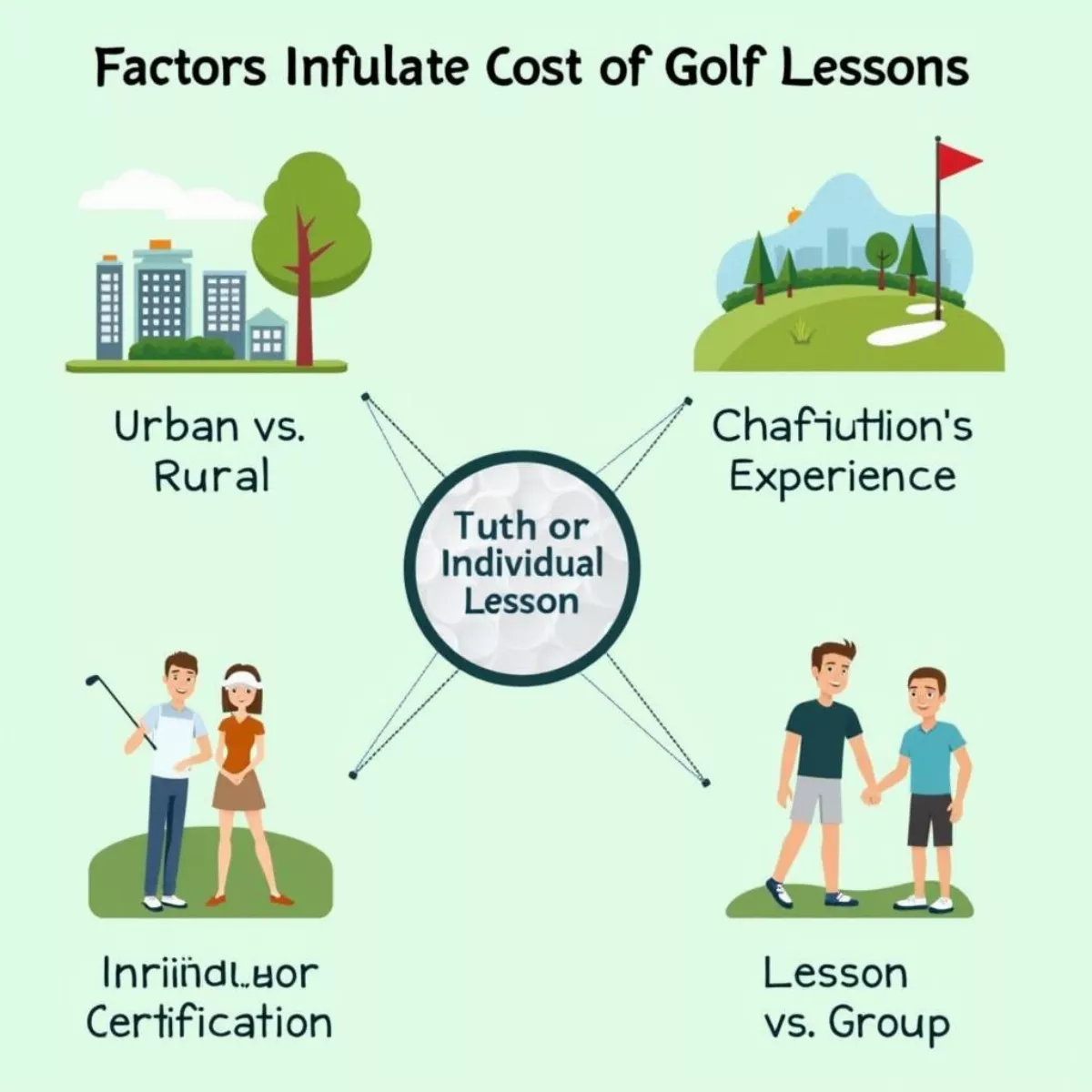 Golf Lesson Price Factors