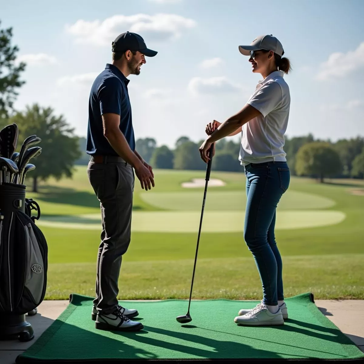 Golf Pro Lesson At Holly Hills