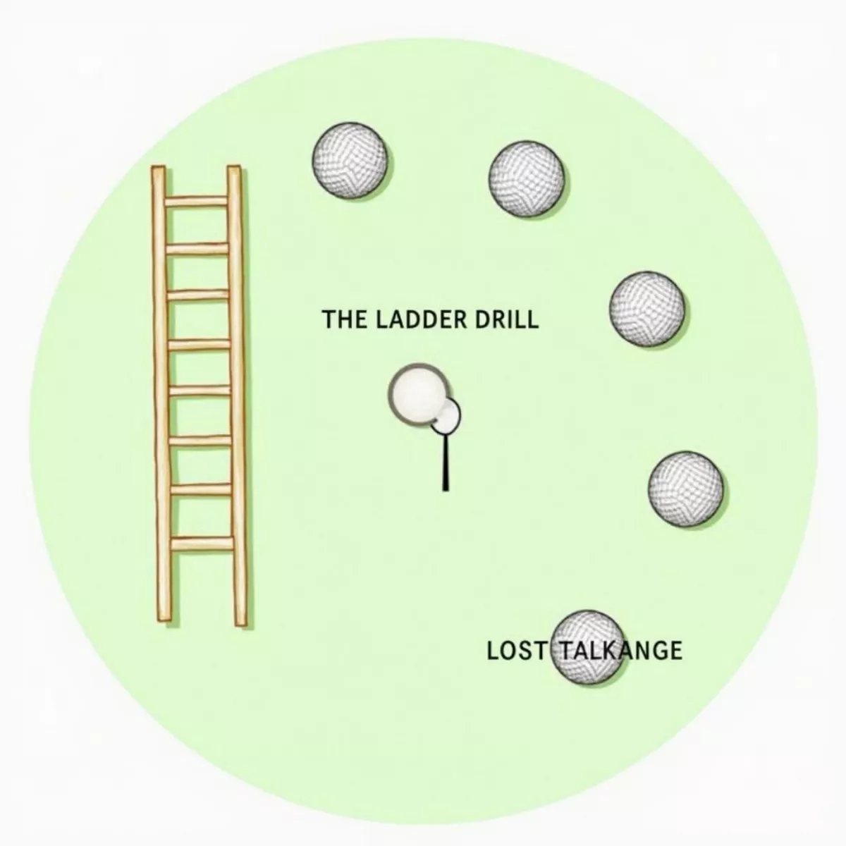 Golf Putting Drills Illustration