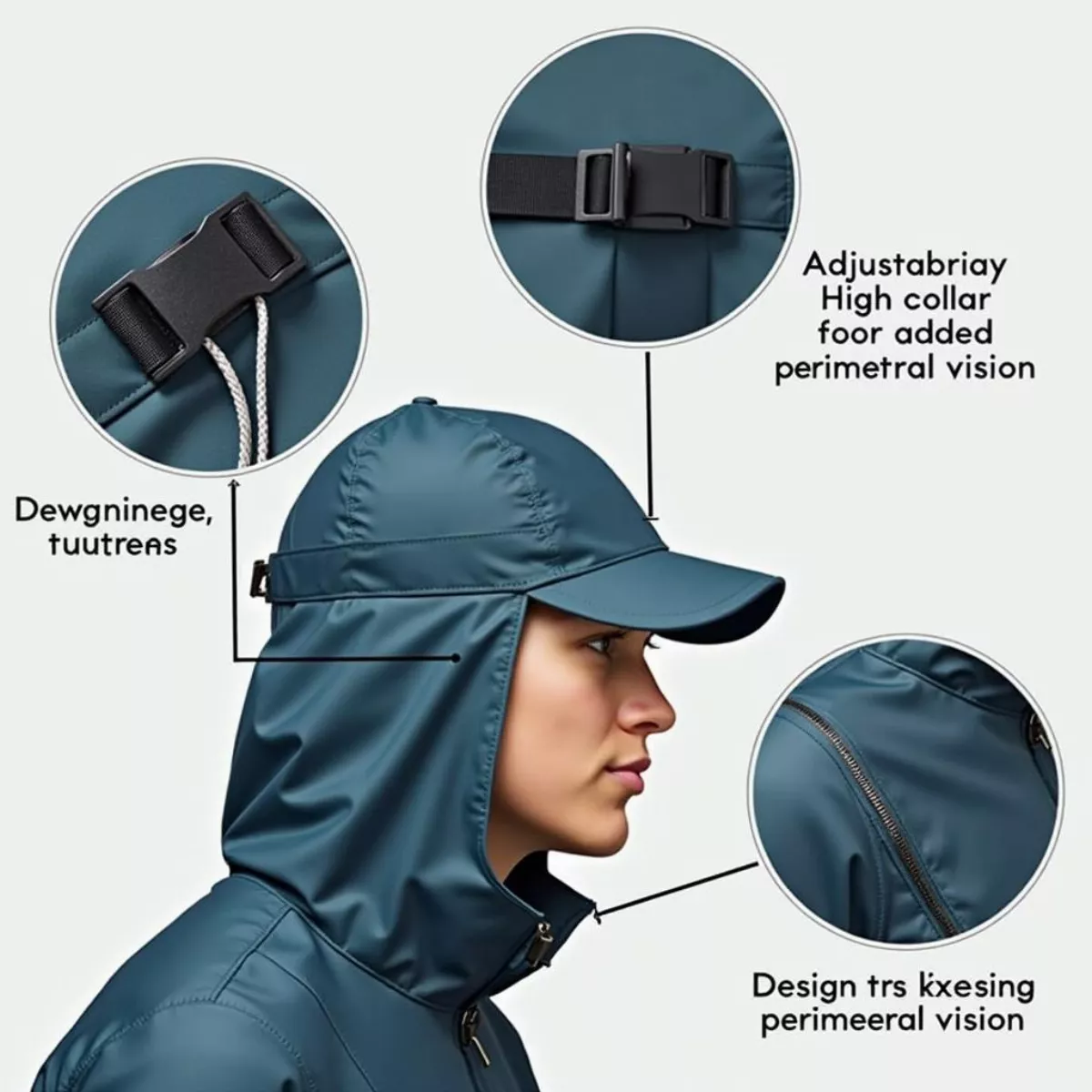 Golf Rain Jacket Hood