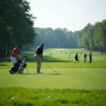 Golf range overview