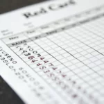 Golf scorecard example