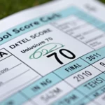 Golf Scorecard Under 70