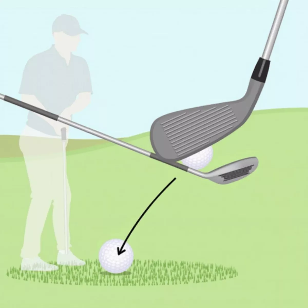 Golf Shank Illustration