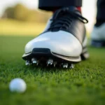 Golf Shoes On Grass