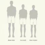 Golf Shorts Length Comparison