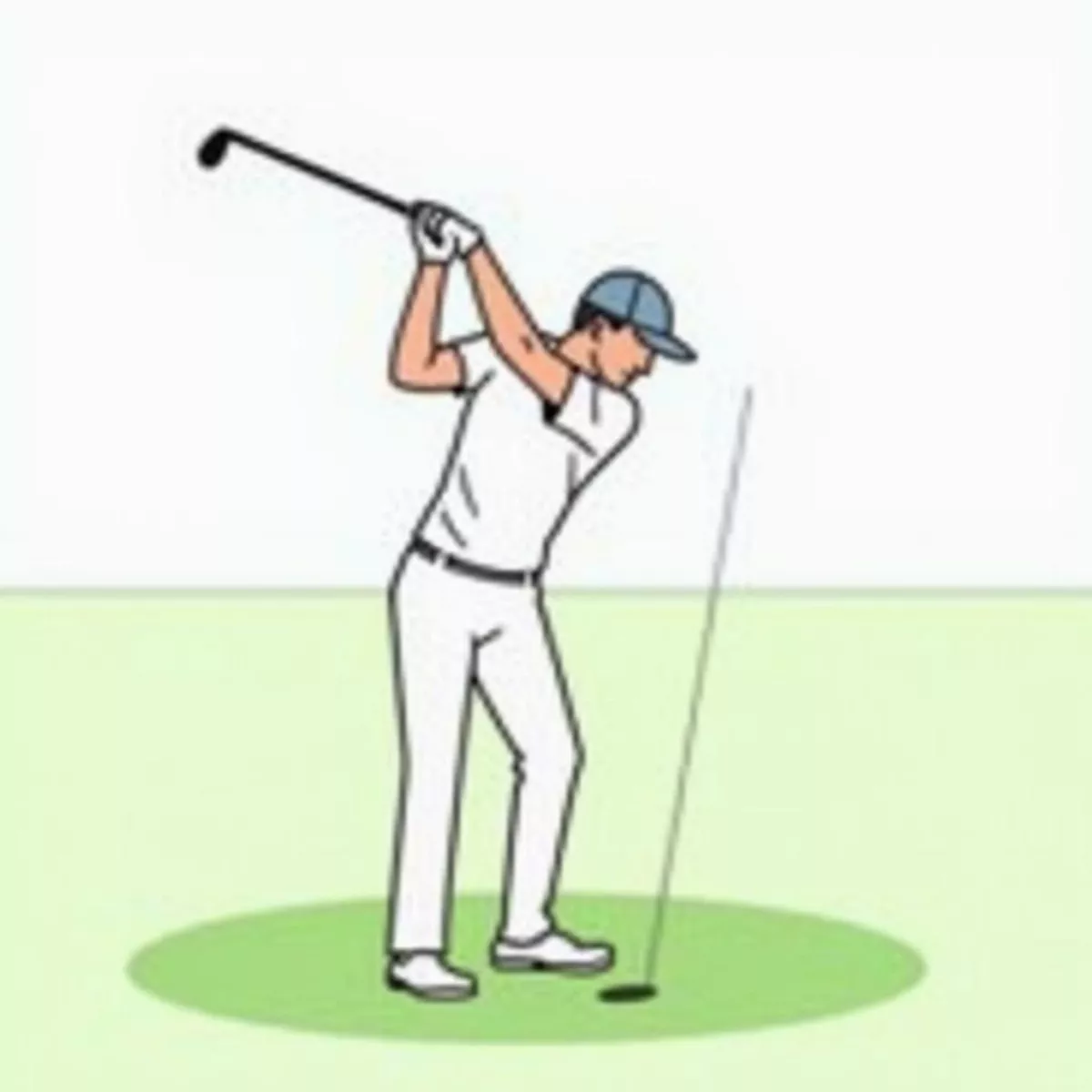 Golf Swing With Lag