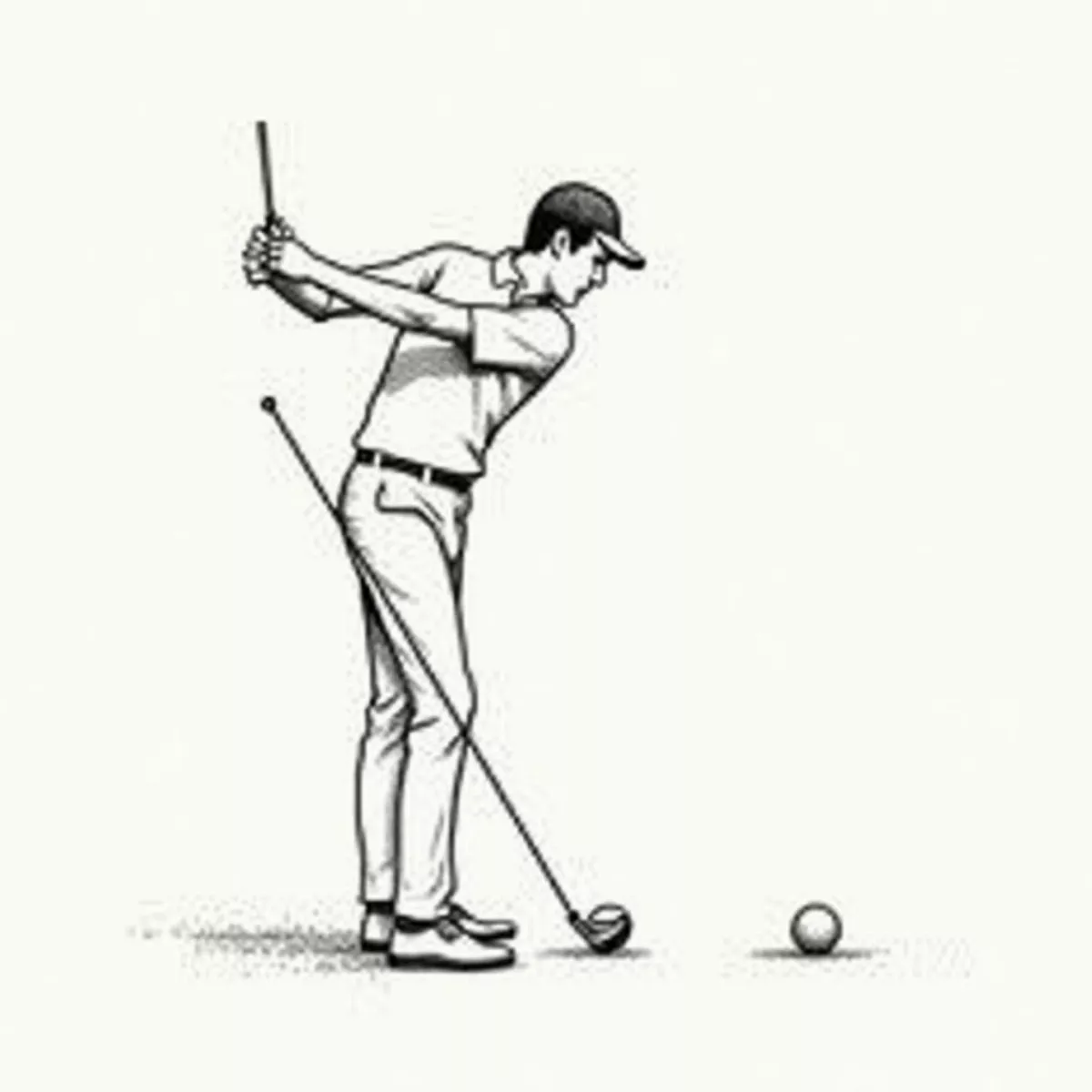 Golf Swing Path For A Draw