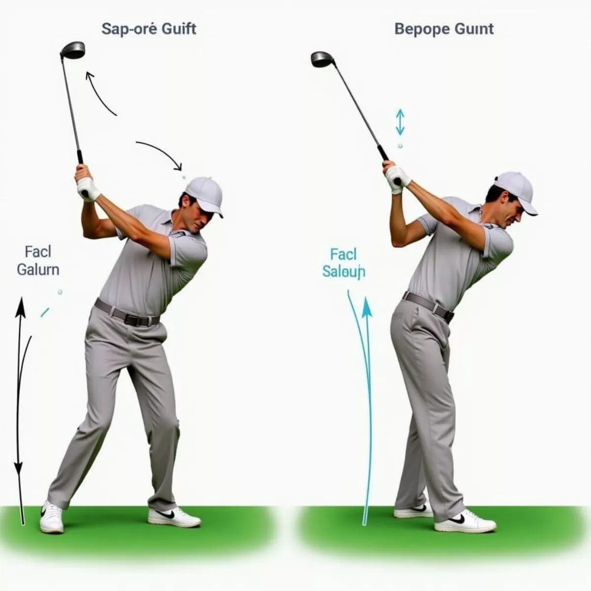 Different Golf Swing Types And Bounce