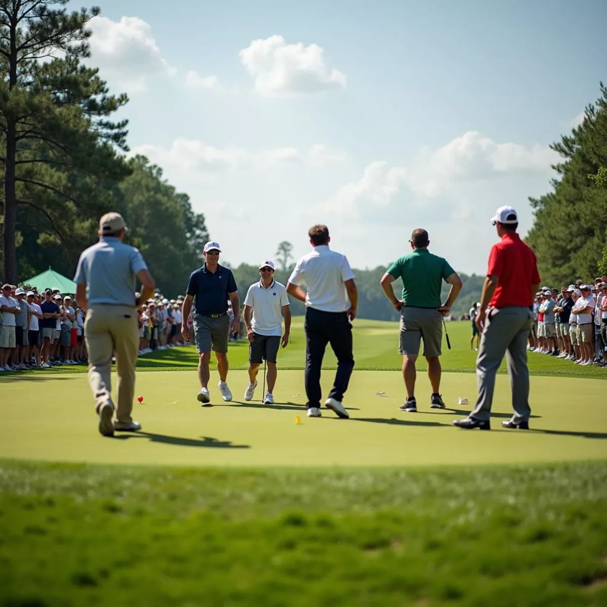 Golf Tournament Atmosphere