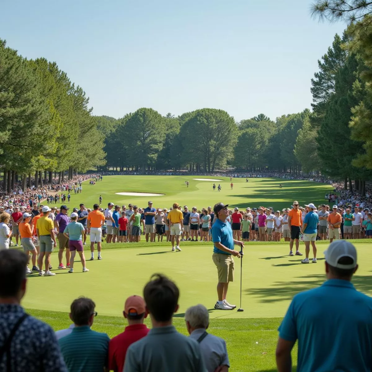 Golf Tournament At Heritage Golf Course