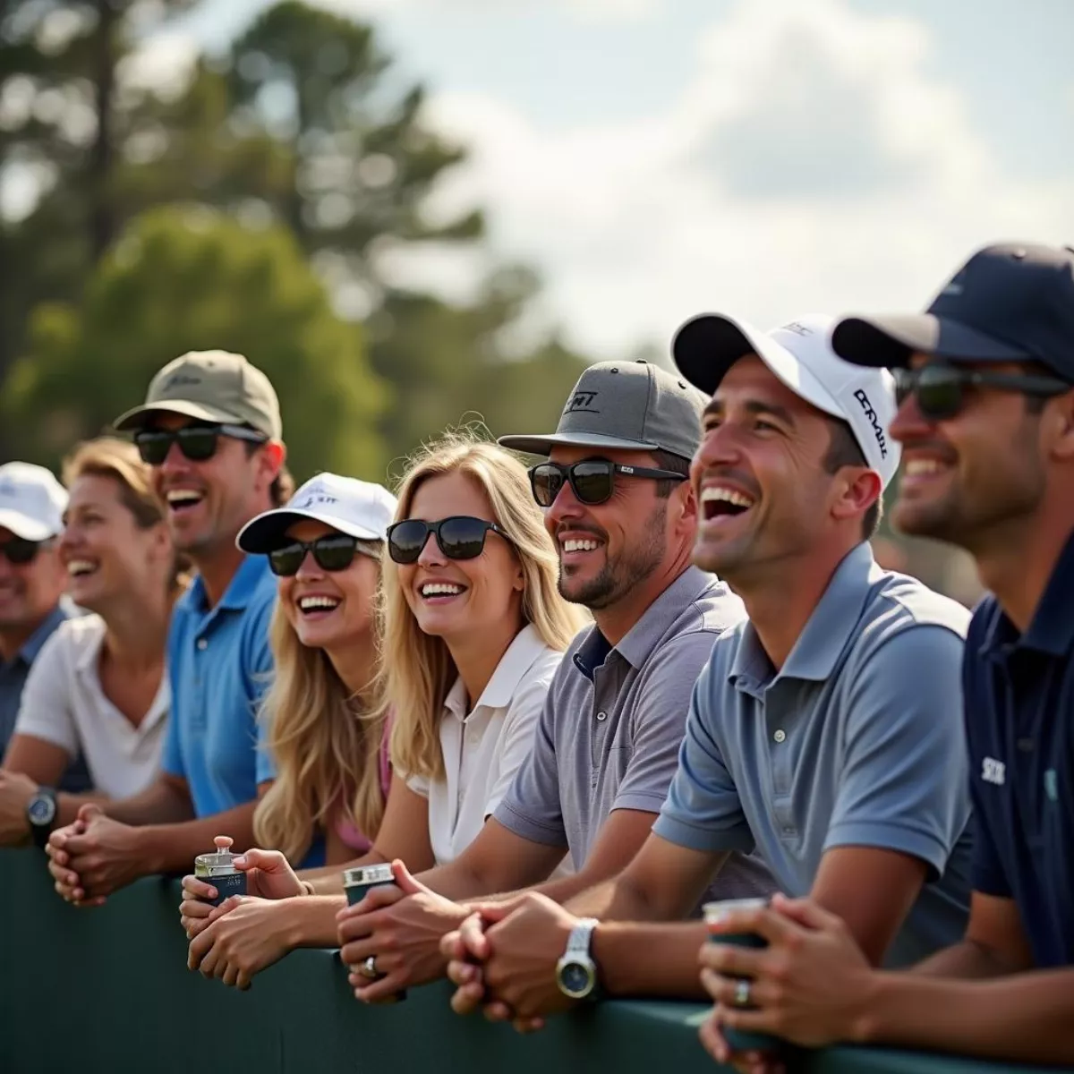 Golf Tournament Spectators