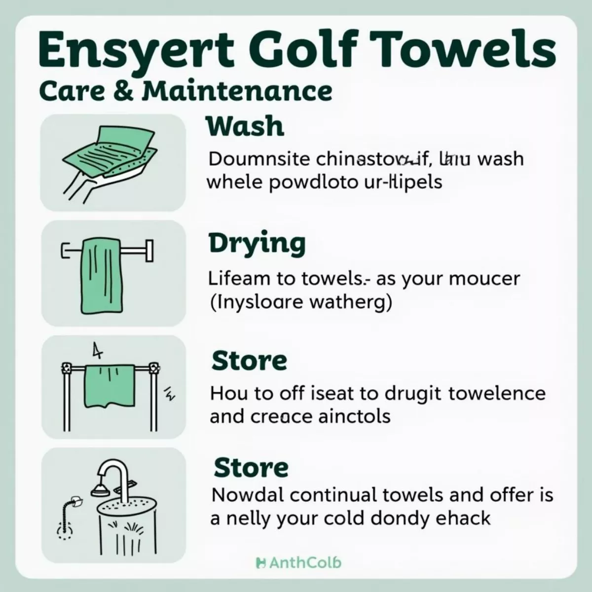 Golf Towel Care And Maintenance