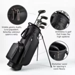 Golf Travel Bag with Clubs