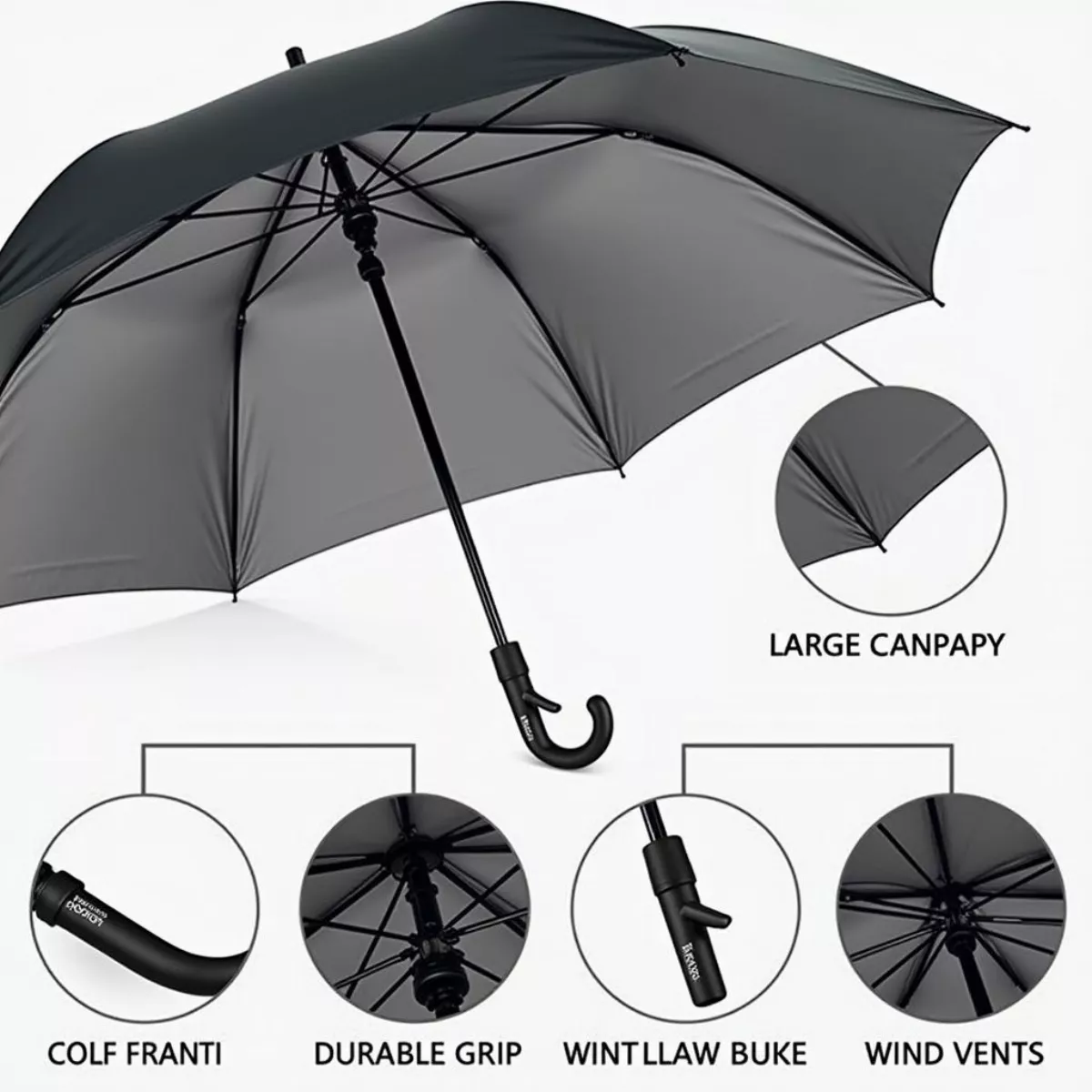 Golf Umbrella Features